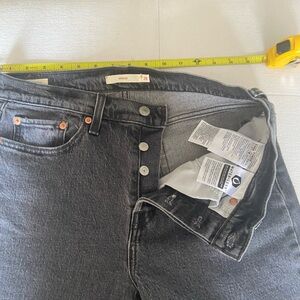 Levi's Gray Denim Jeans with Copper Accents